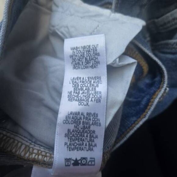 Frame Denim zig zag hem cropped jeans Le Nouveau Straight STYLE: GENESIS - Picture 9 of 10